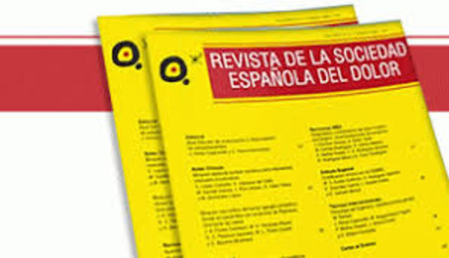 REVISTA DE LA SOCIEDAD ESPAÑOLA DEL DOLOR