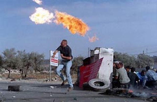 Al-Aqsa Intifada fire