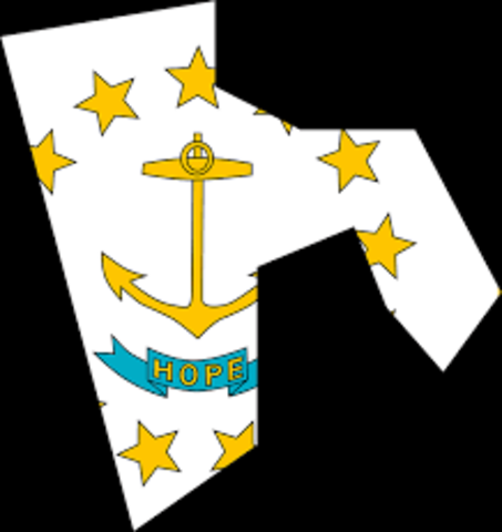 When Rhode Island became a colony <3