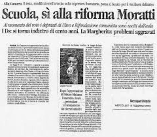 Reform of Italy’s Second Cycle of education.