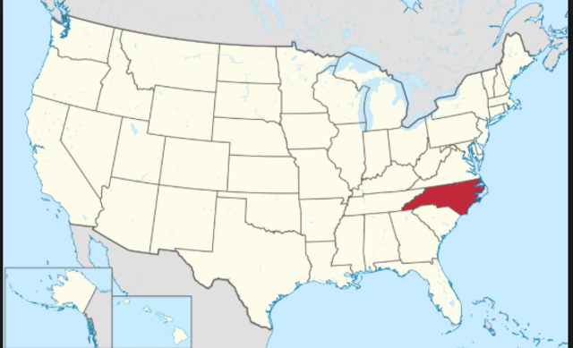 when north carolina became a colony