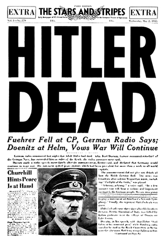 The death of Hitler