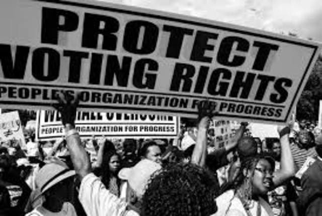 End of the Civil War. The 13th Amendment abolishes slavery.