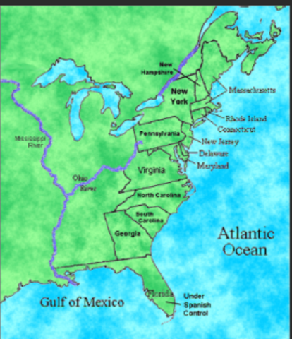 When James Oglethorpe founded Georgia.