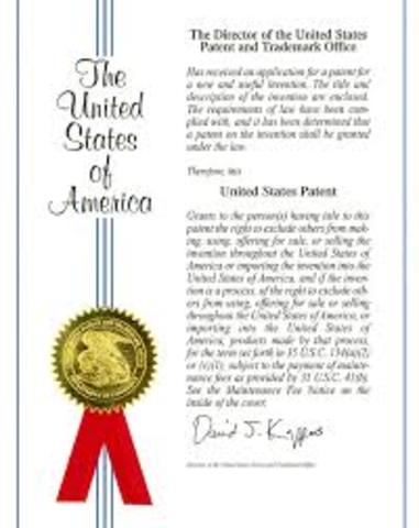 first united states patents