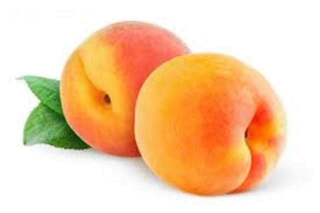 peaches were shipped