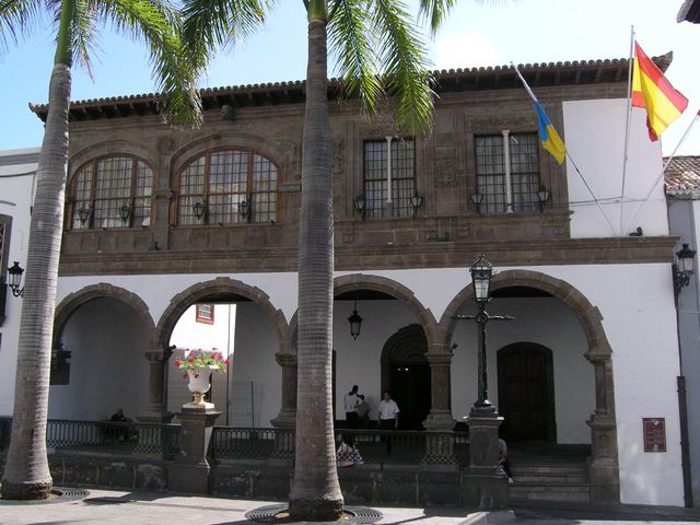 Fachada del ayuntamiento de sta. Cruz de La Palma