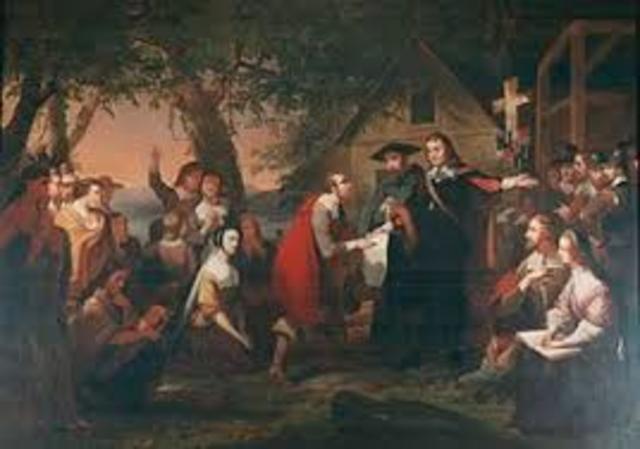 An Act Concerning Religion" passed; Puritans founded Providence