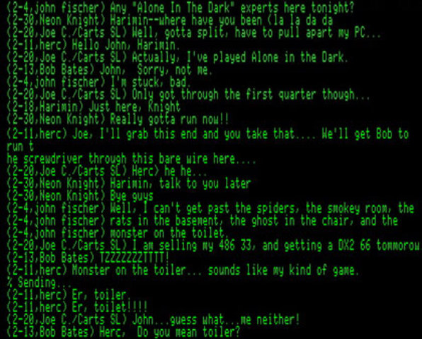 Primer chat sincrónico