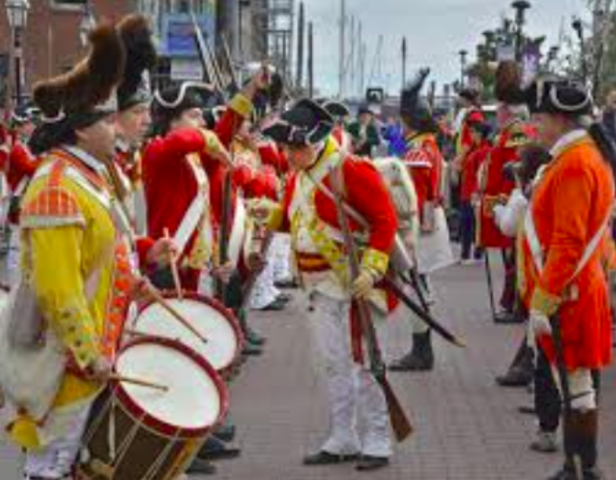 1,000's of Redcoats in Boston