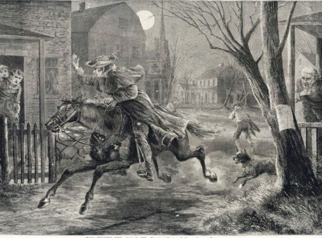 midnight ride of Paul Revere