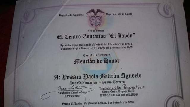 MY FIRST MENTION OF HONOR