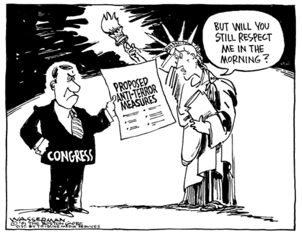 George W. Bush-patriot act passed