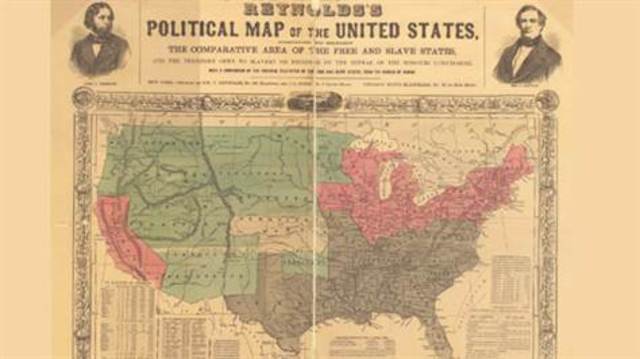 Debate over the expansion of slavery Westward.