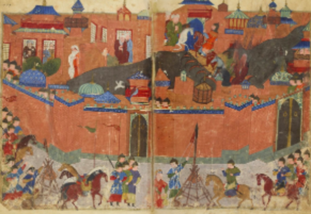 Mongol army destroys Baghdad