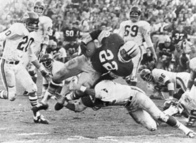 First NFL Football Superbowl