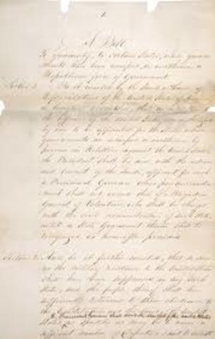 Plans - Wade-Davis Bill