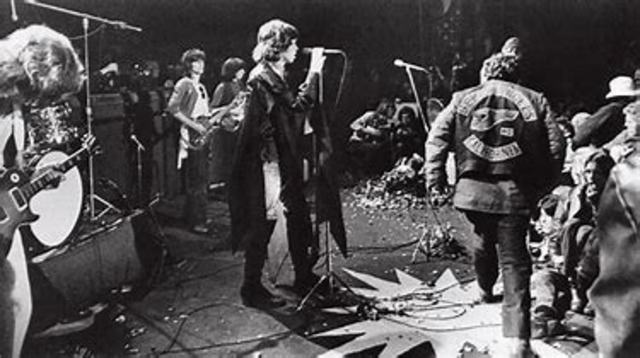 The Rolling Stones host the Altamont music festival