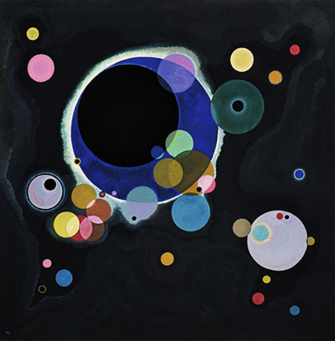 Several Circles by Wassily Kandinsky - Painting