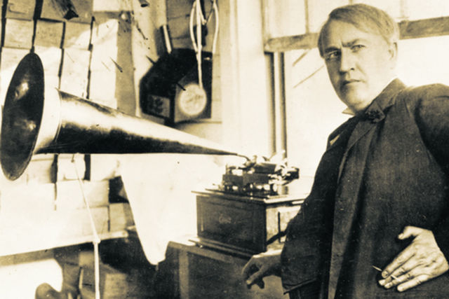 Invención del fonógrafo