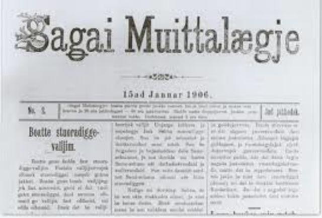 Den første samiske avisa