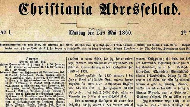 Aftenposten vart etablert!