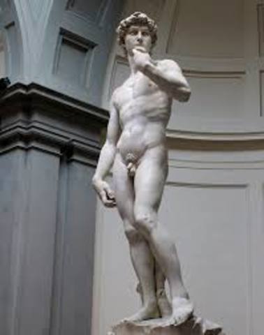 michelangelo sculpted the david
