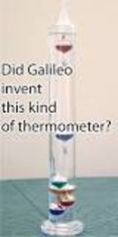 galileo invents a thermometer