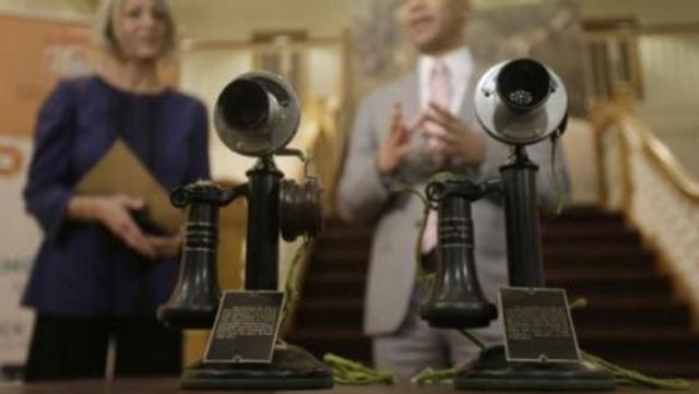 The first telephone lines are established