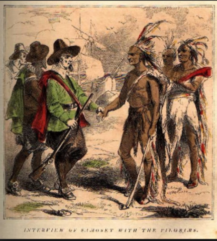 When the pilgrims came to America