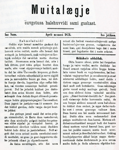 Norges første samiske avis