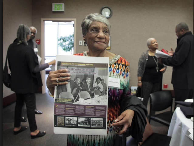 Emanuel Hospital expands, razing 300 homes and businesses in Albina.