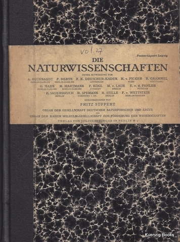 die naturwissenschaften