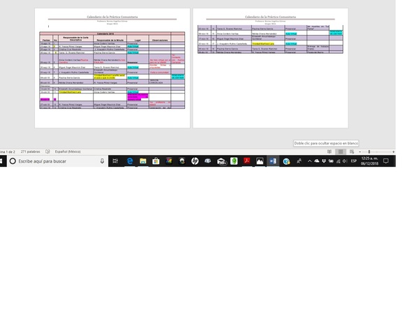 Planeación de la práctica