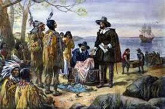 Peter Minuit buys Manhattan Island