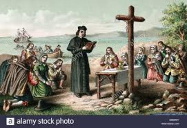 Settlers land at Maryland