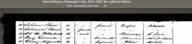 John and Julia Anne Come to America