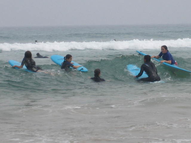 Nire lehenengo surf klaseak