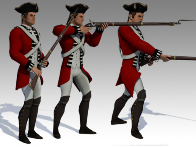 1,000's of Redcoats in Boston