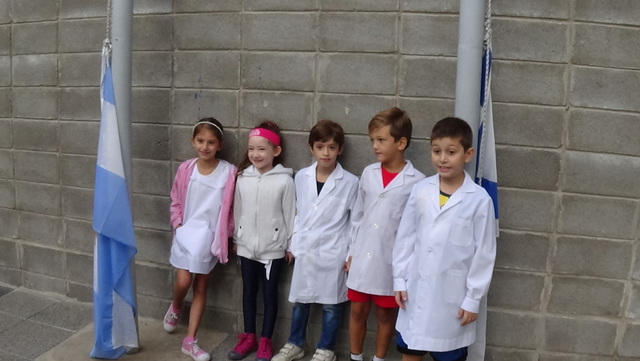 Izada de bandera en 2do.