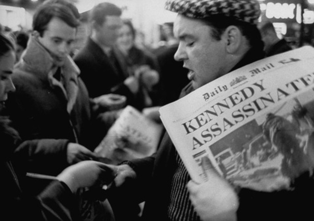 John F Kennedy is assassinated