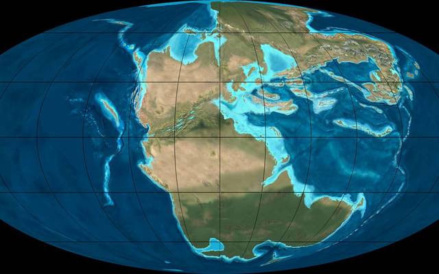 Explosions i creació de Pangea (milions d'anys)