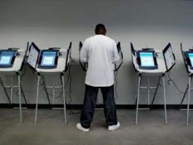 15th Amendment allows colored males to vote