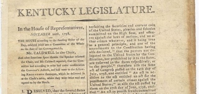 Kentucky Resolutions