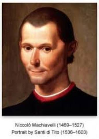Niccolo Machiavelli writes "The prince"