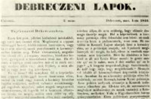 Debreczeni Hírlap majd Debreczen című függetlenségi lap munkatársa lett