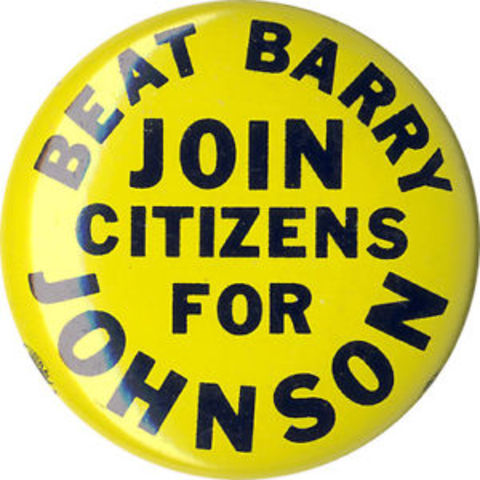 Johnson Beats Goldwater
