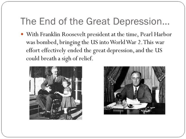 Great Depression Ended