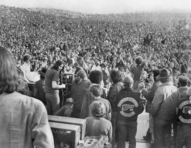 The Rolling Stones Host the Altamont Music Festival