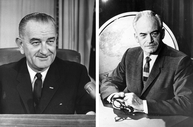 Lyndon B. Johnson defeats Barry Goldwater
